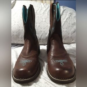 Ariat Ladies Fat Baby Cowboy Boots 12B
